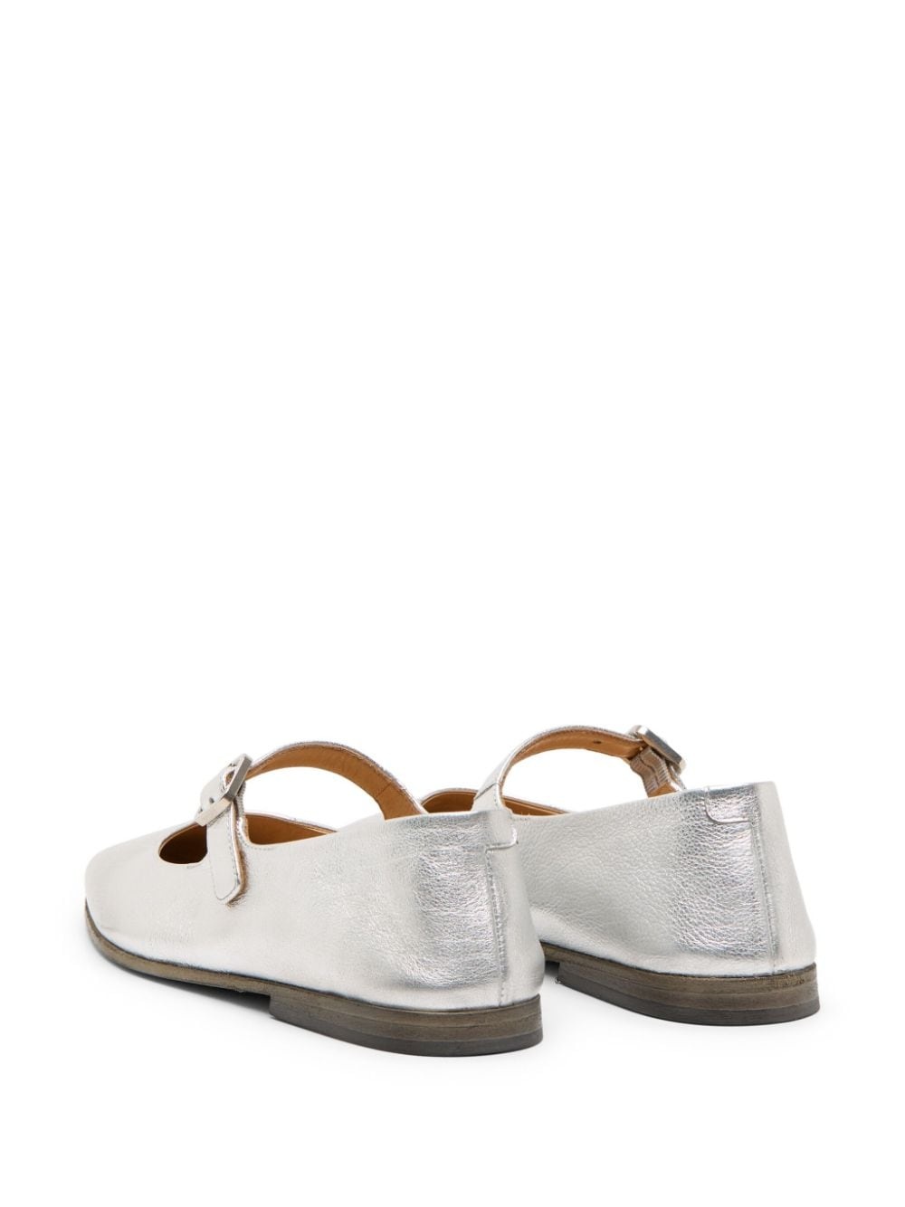 leather ballerina shoes - 3