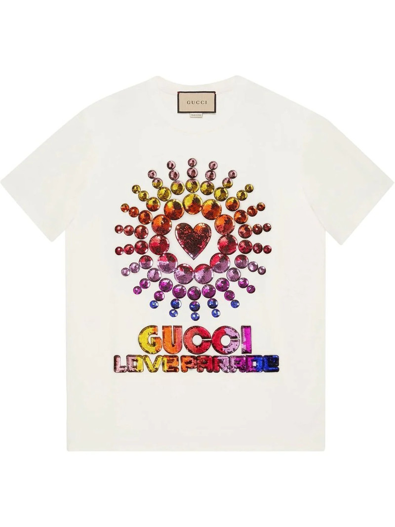 Gucci 사랑 Parade 티셔츠 - 1