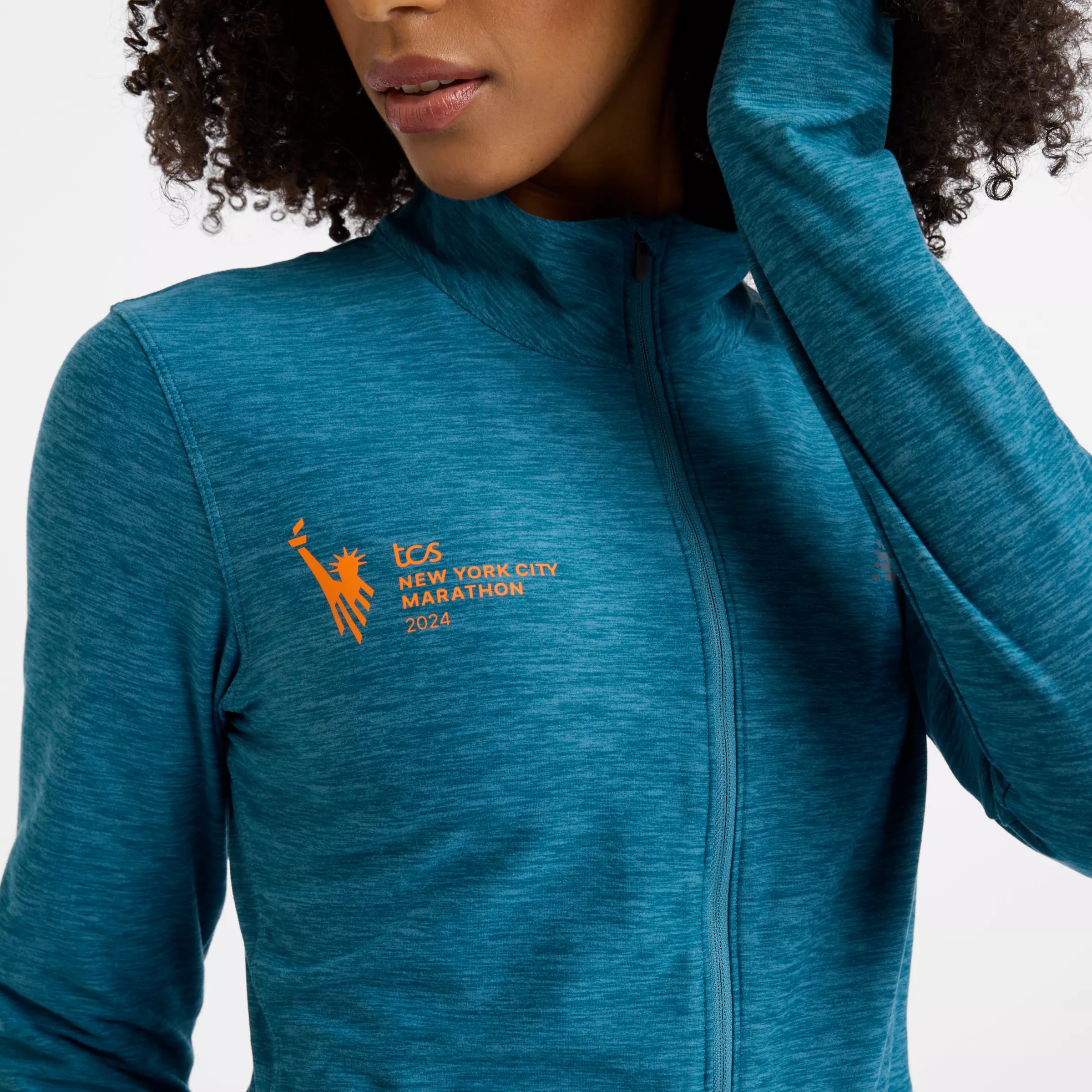NYC Marathon Space Dye Full Zip - 5