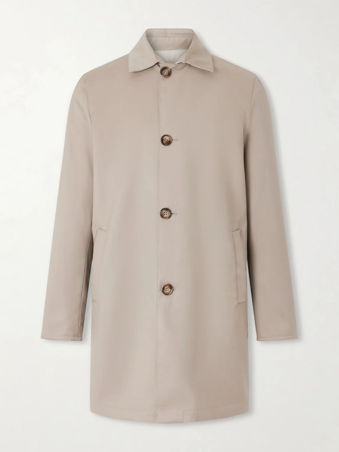 Reversible Wool-Twill Coat - 1
