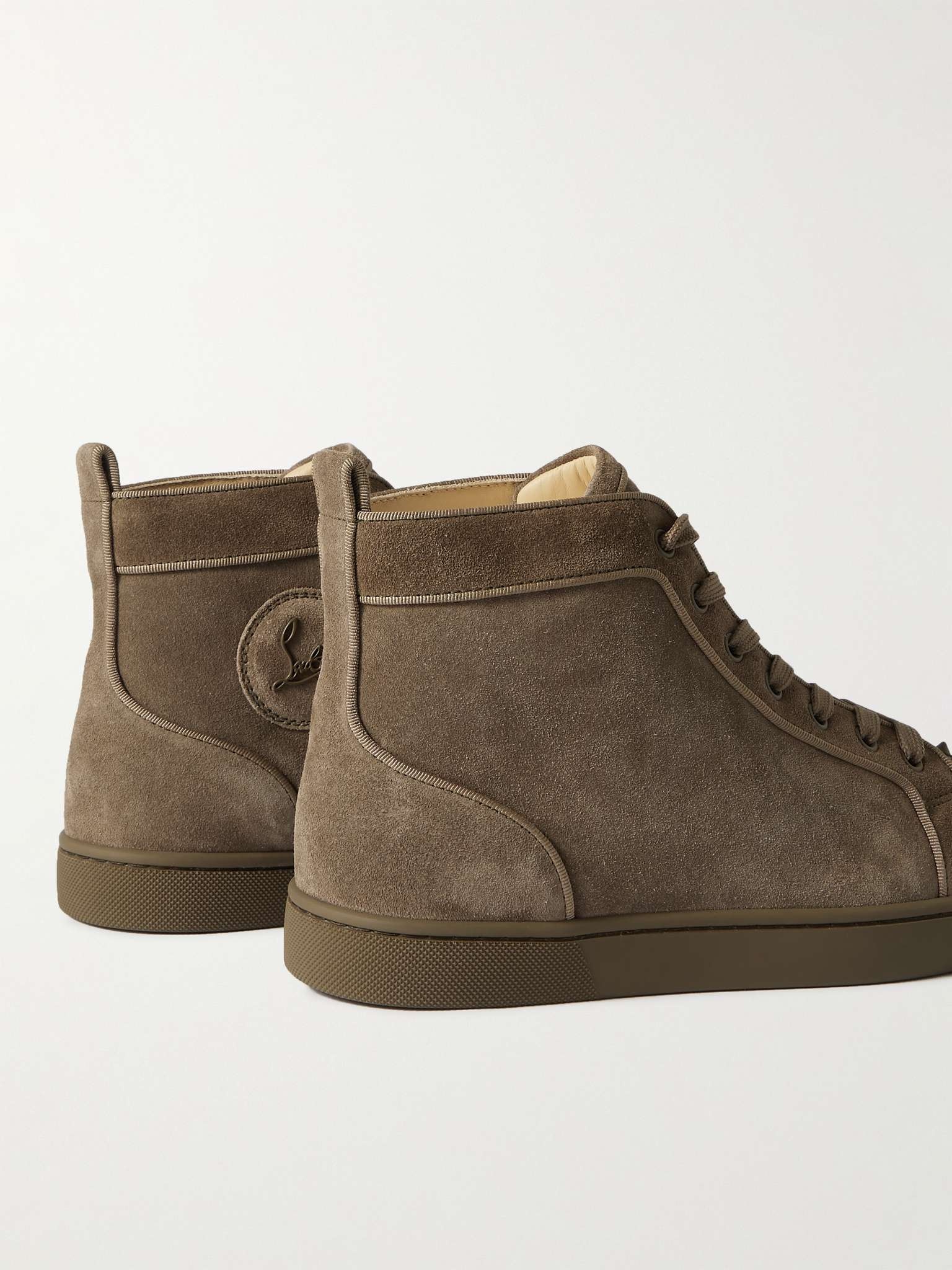 Louis Spiked Suede High-Top Sneakers - 5