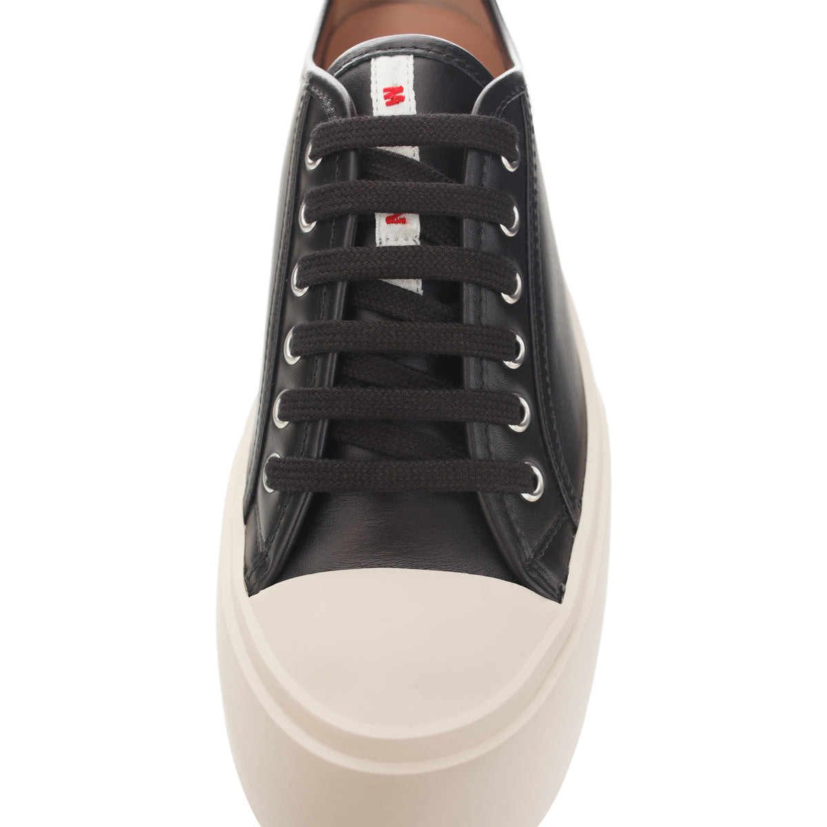 WOMEN'S PABLO LACE-UP SNEAKERS (BLACK) - 3