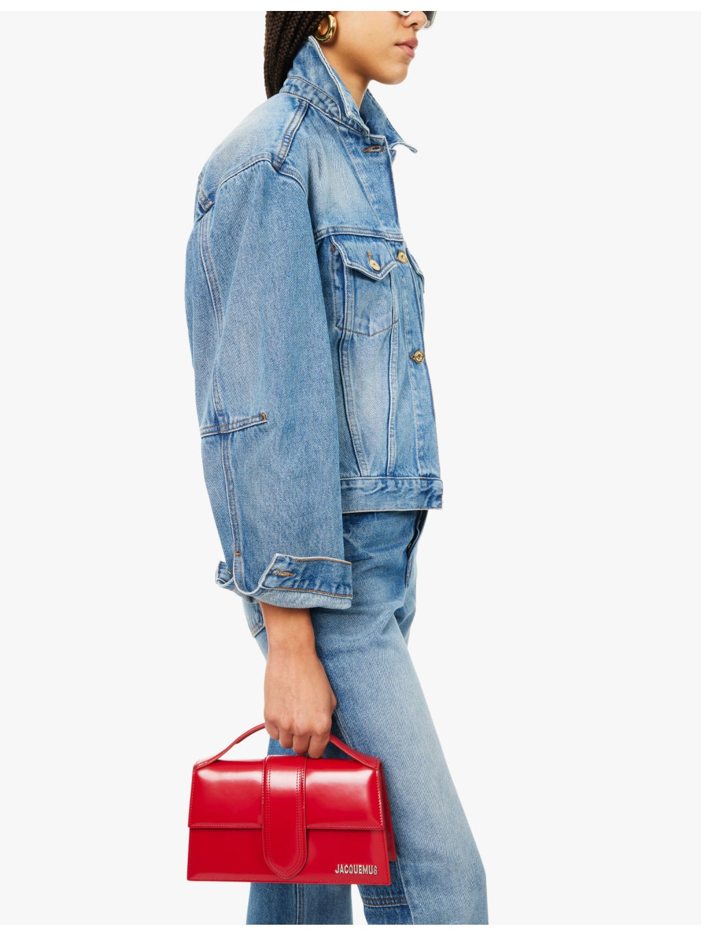 Le Grand Bambino leather top-handle bag - 7