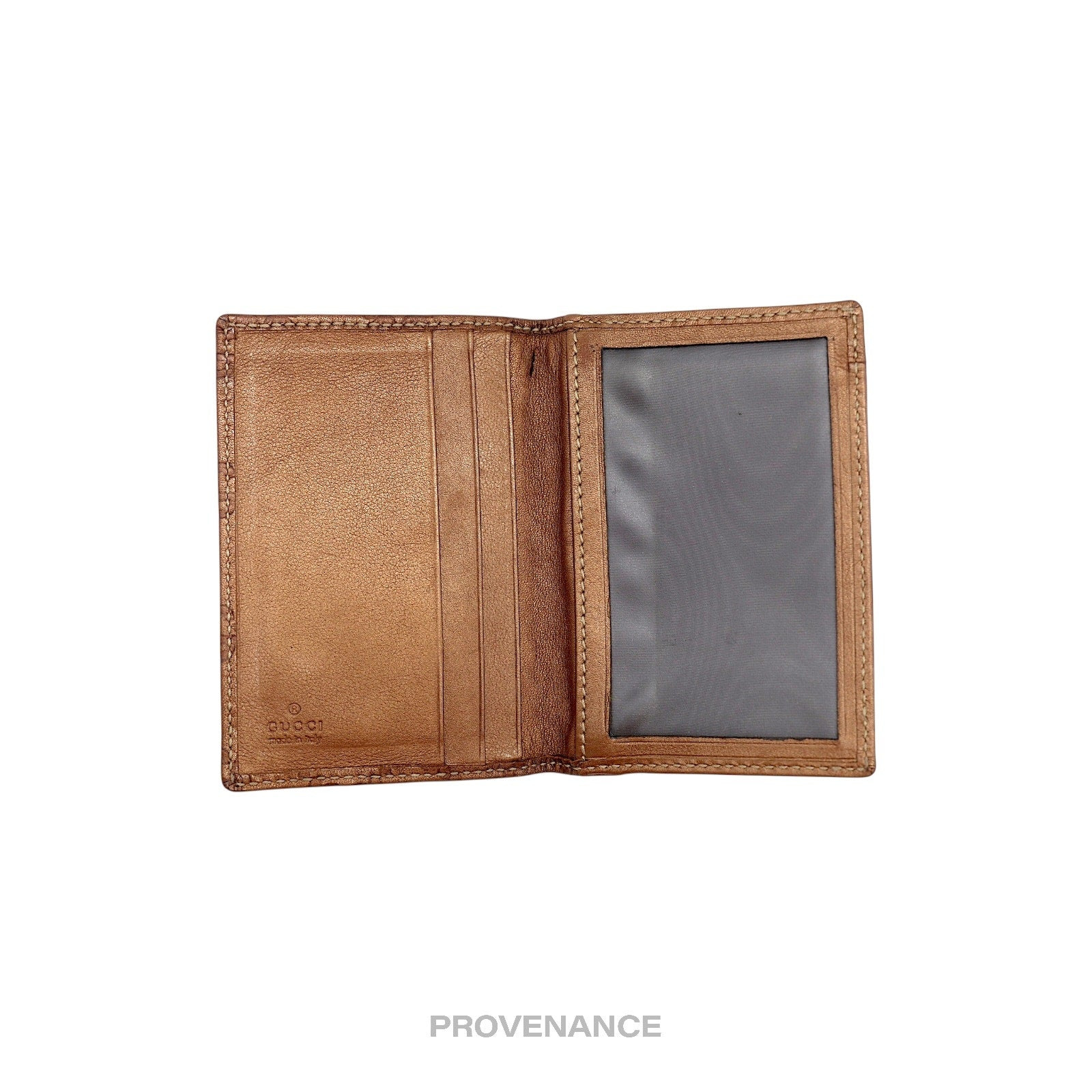 Gucci GG Heart Pocket Organizer Card Wallet - Bronze - 5