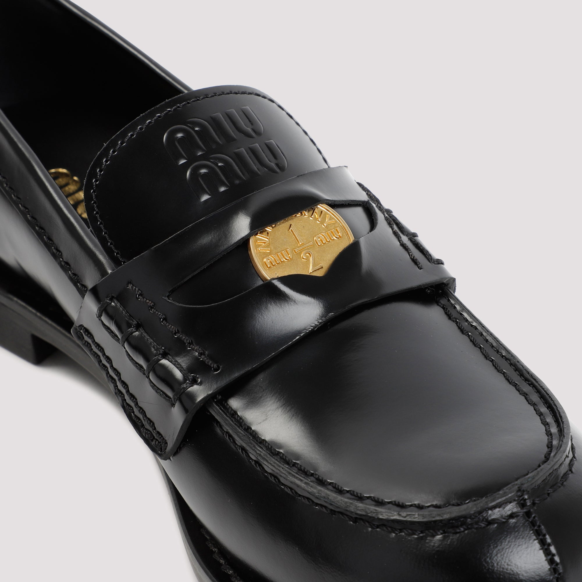 Miu Miu Leather Loafers Women - 4