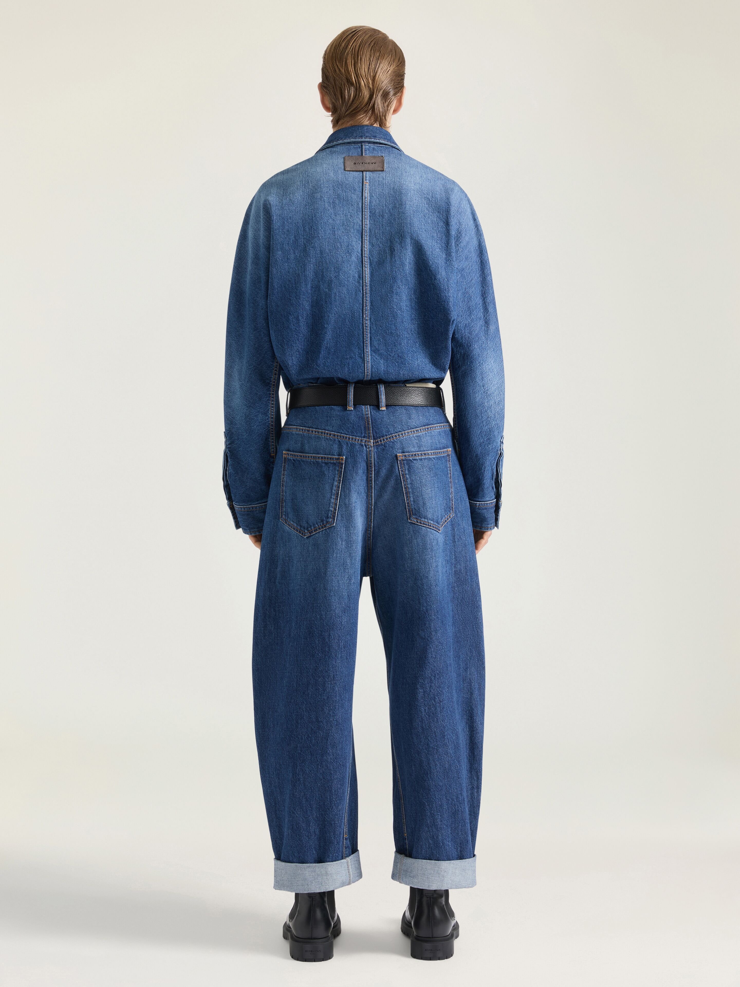 SHIRT IN WASHED DENIM - 3