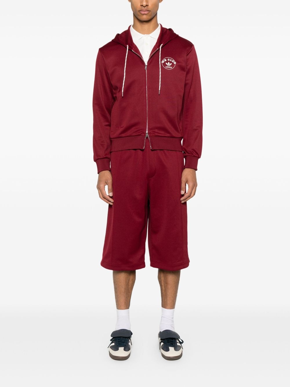 x Wales Bonner zip-up hoodie - 2