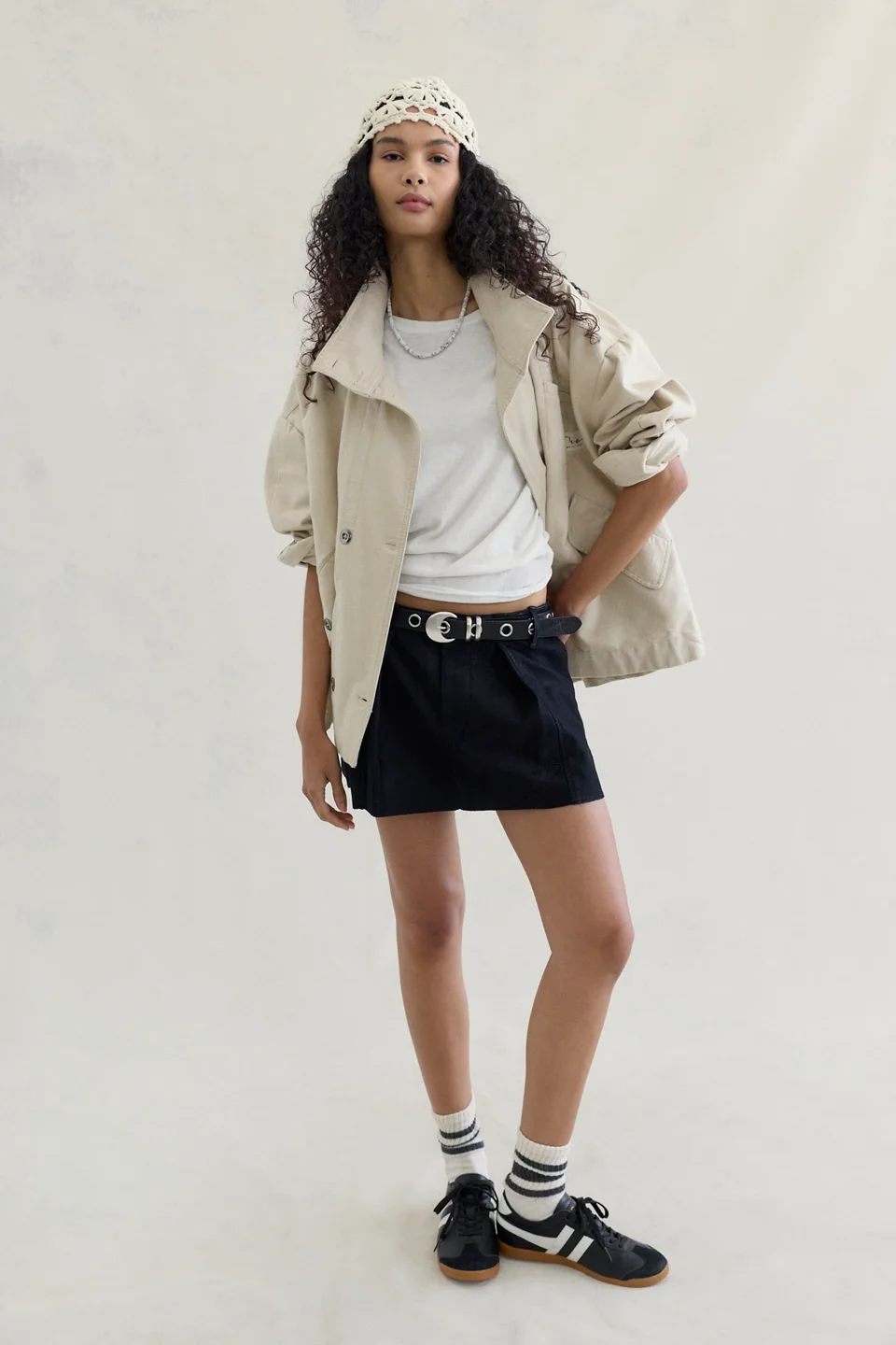 Riverfront Vegan Mini Skirt - 1