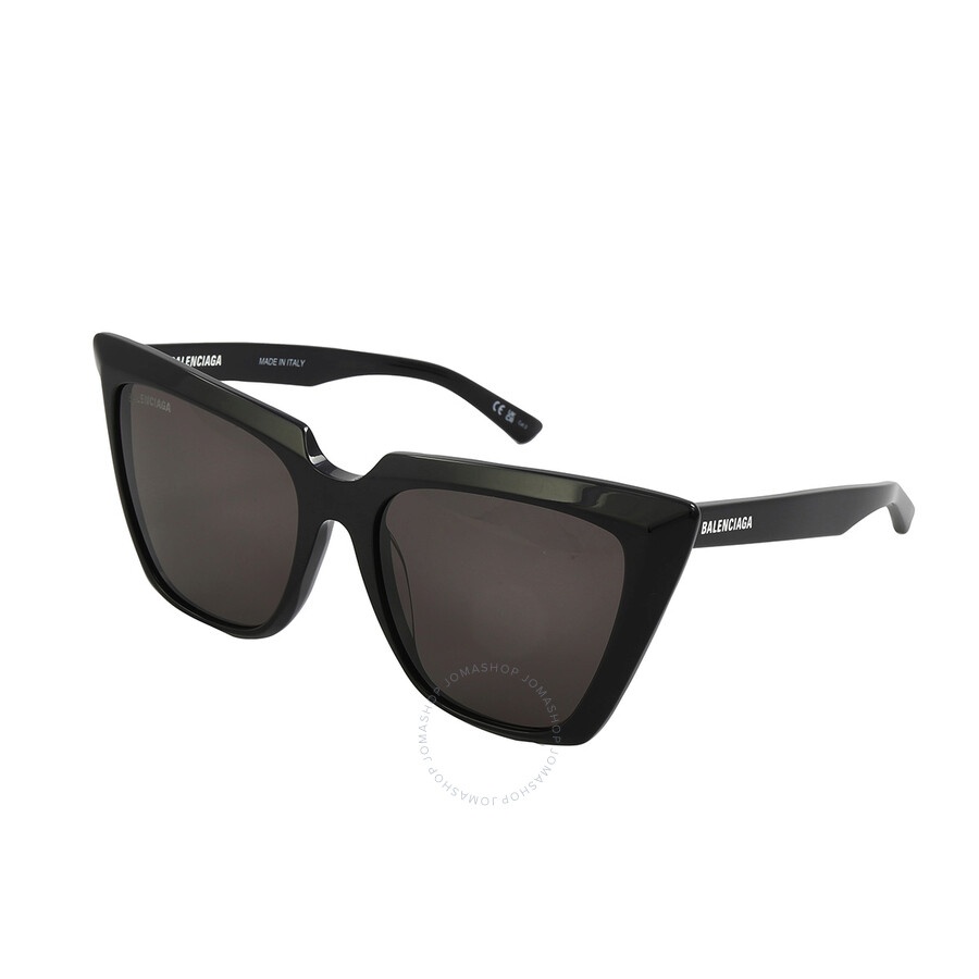 Balenciaga Grey Cat Eye Ladies Sunglasses BB0046S 001 55 - 3