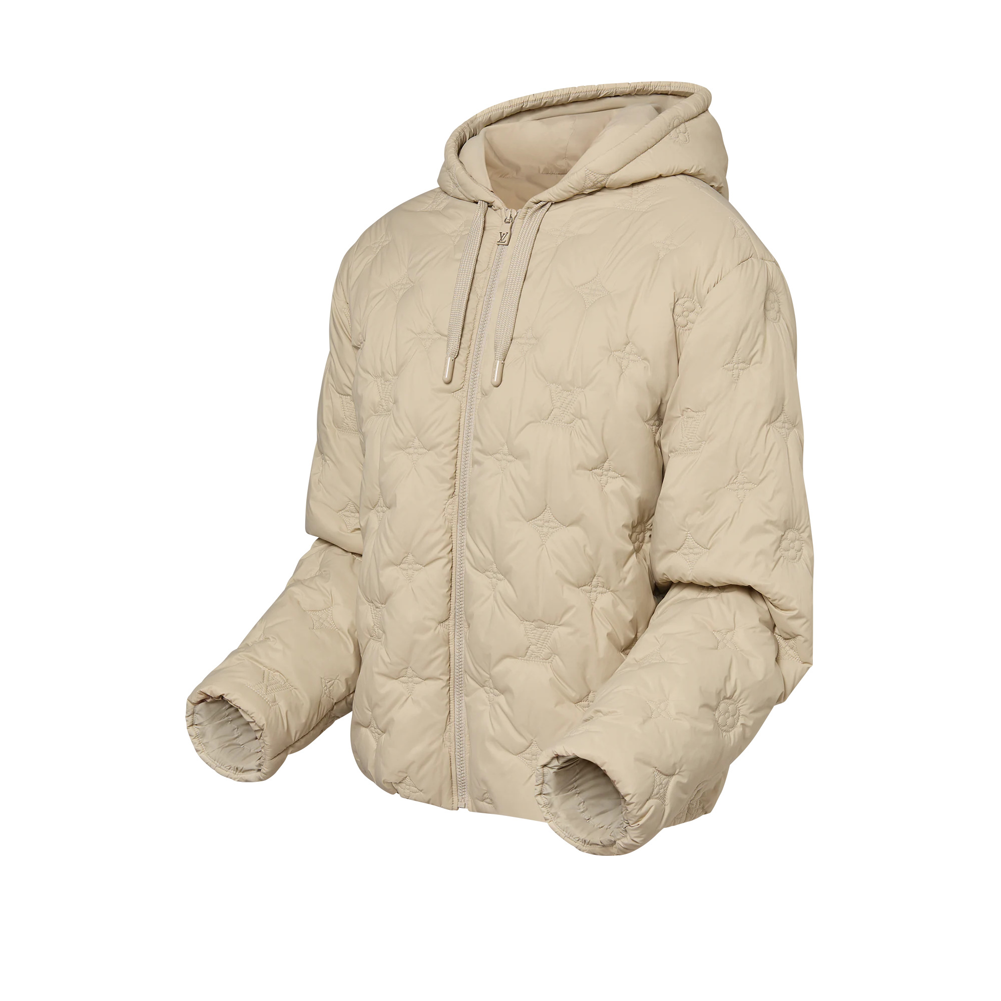 Monogram Quilted Nylon Hooded Blouson - 2
