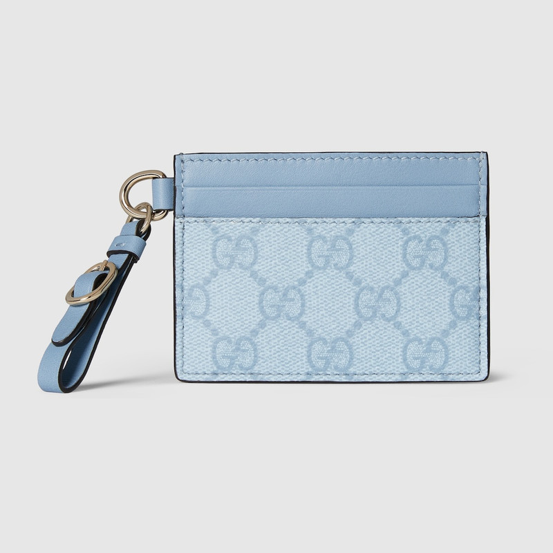 GG Emblem card case with strap 1