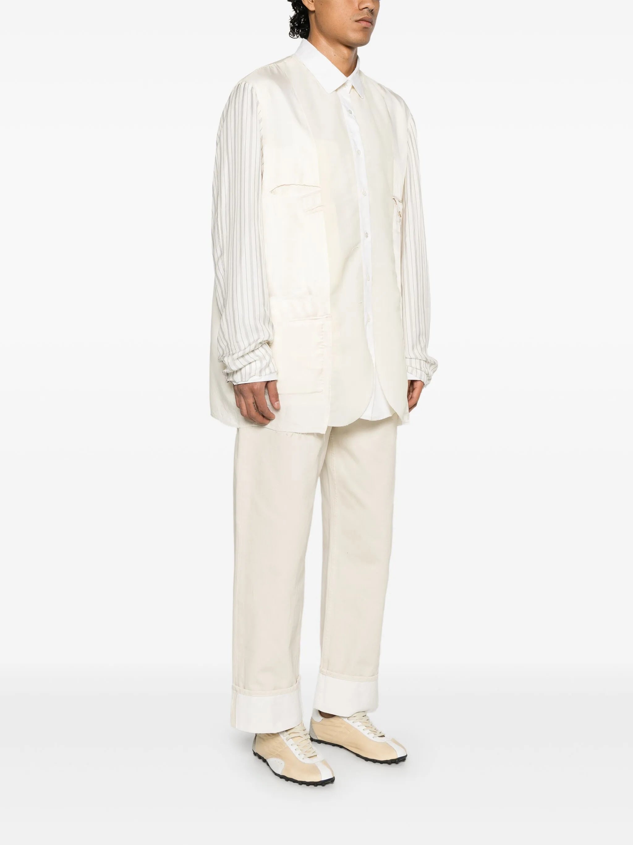 Panelled Shirt Jacket - 6