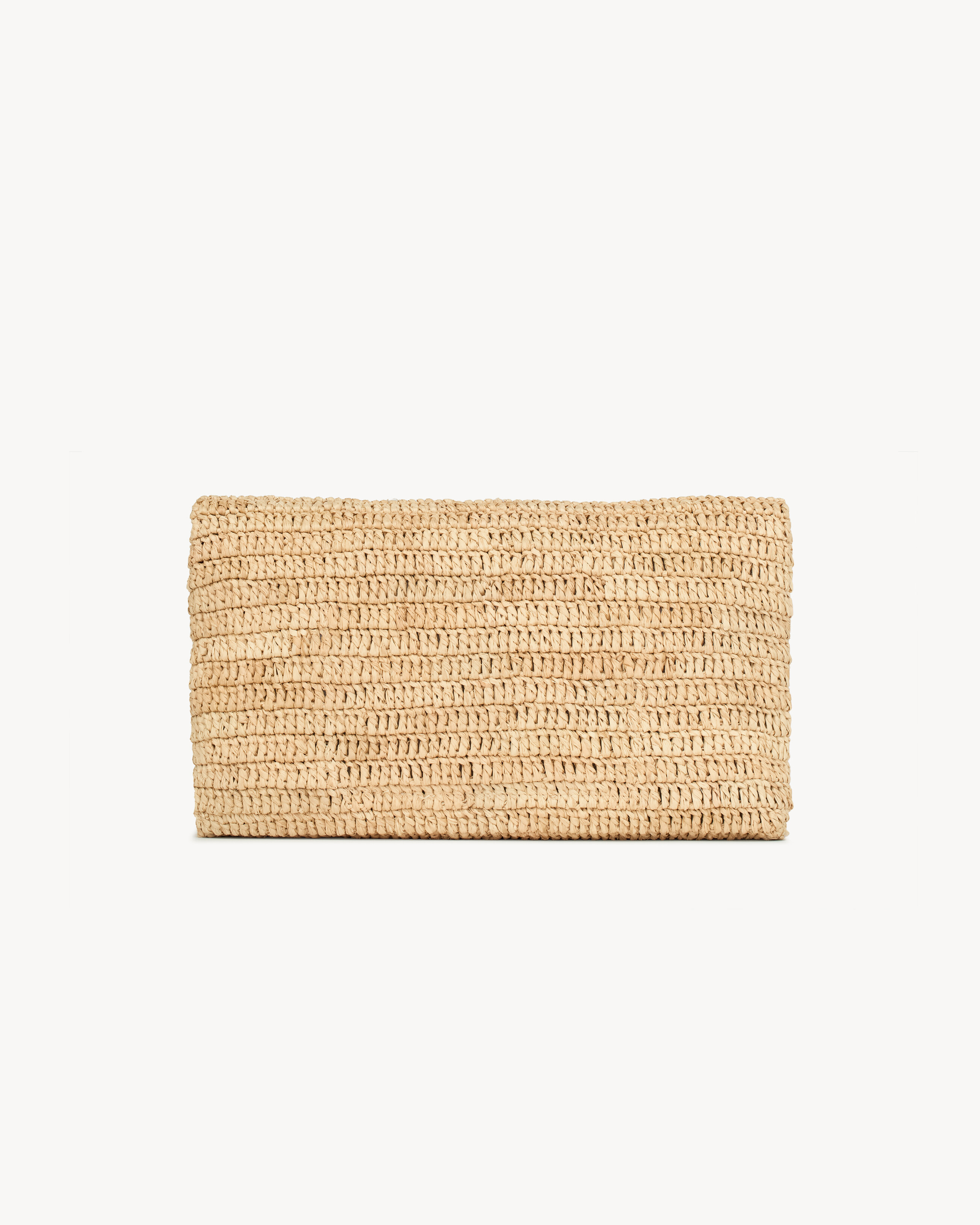 CASSANDRE LARGE ENVELOPE POUCH IN RAFFIA - 3