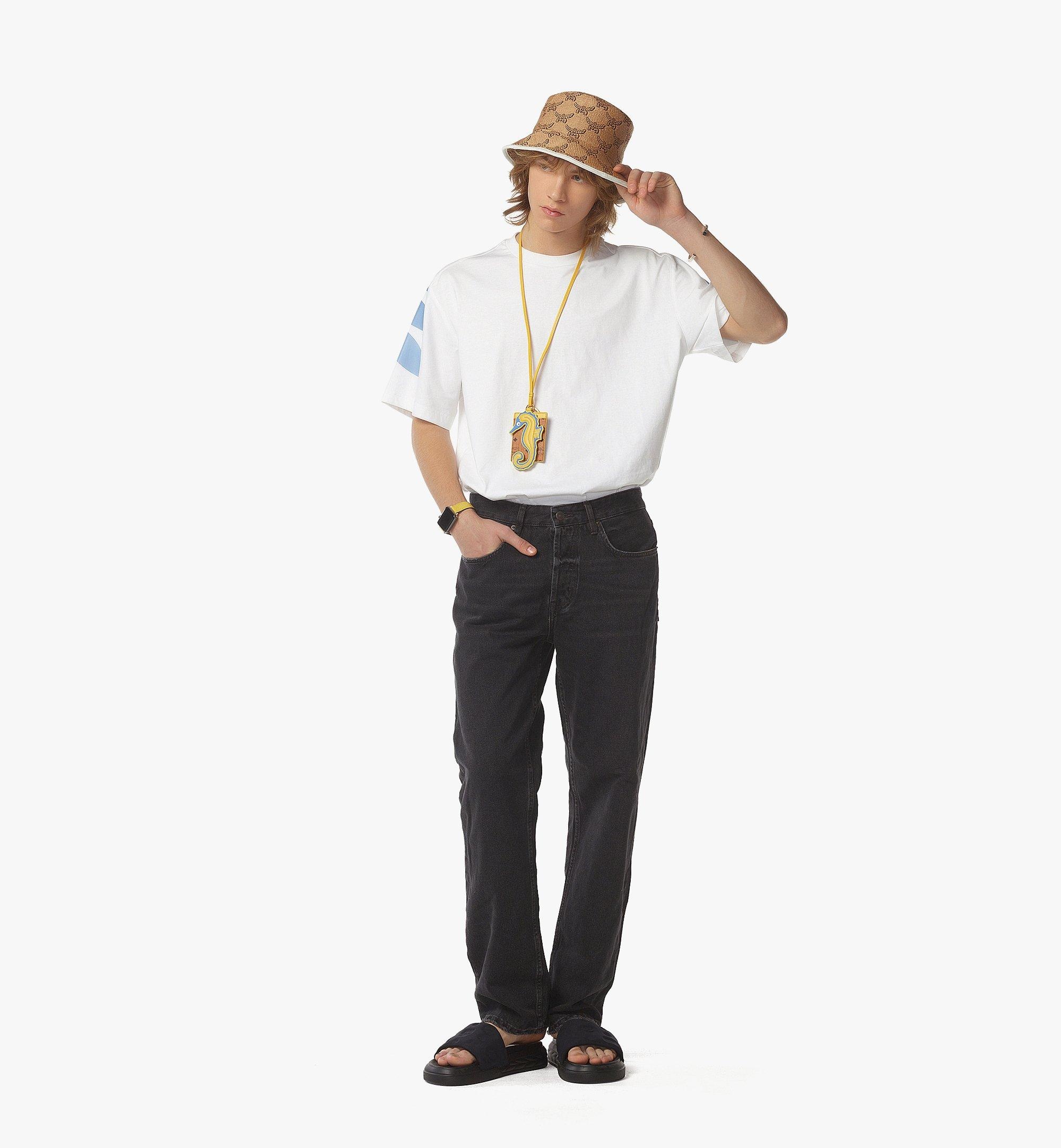 Gradation Laurel Logo Print T-Shirt in Organic Cotton - 2