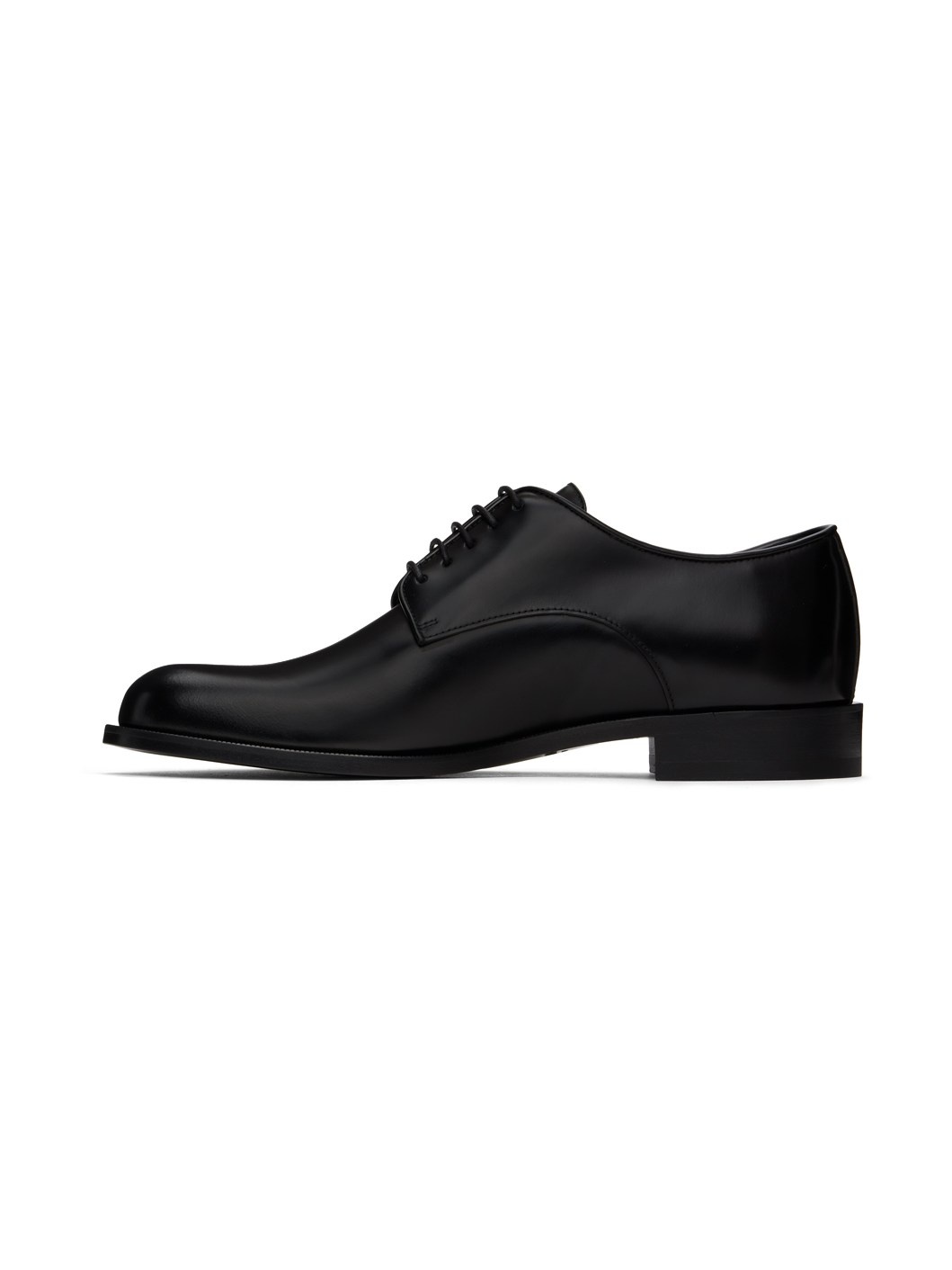 Black Leather Derbys - 3