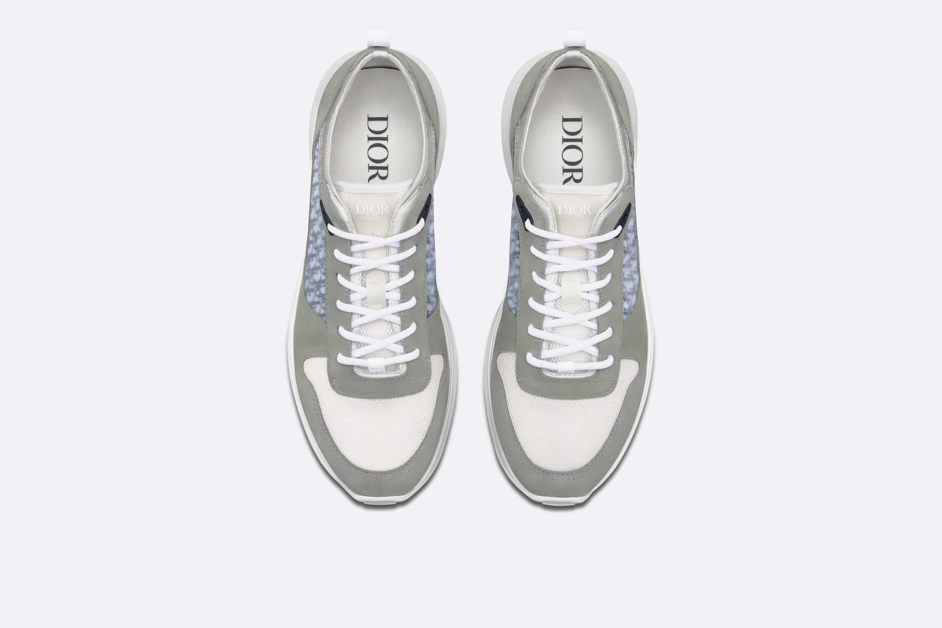 【大人気スポーティ】Dior B25 ランナー スニーカー Dior B25 Oblique Runner Sneaker Black Suede Men's