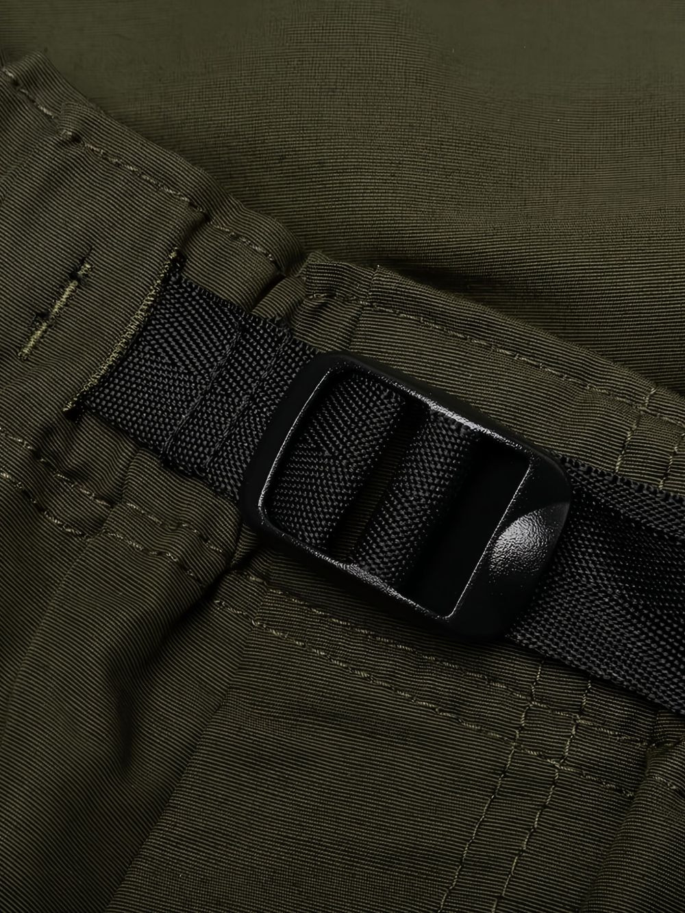 logo-detail cargo shorts - 3