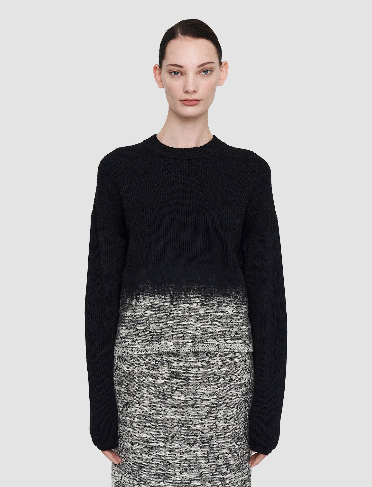 Needle Punch Tweed Jumper - 3
