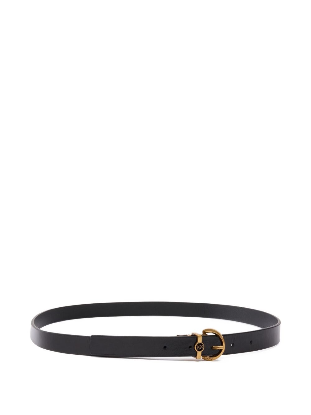 logo-buckle belt - 2