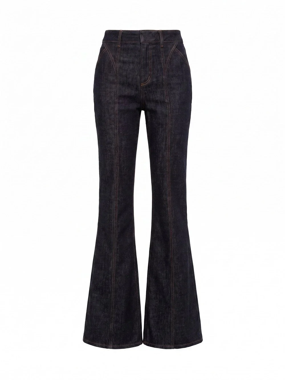 Self-Portrait Women High Waisted Denim Jeans - 1