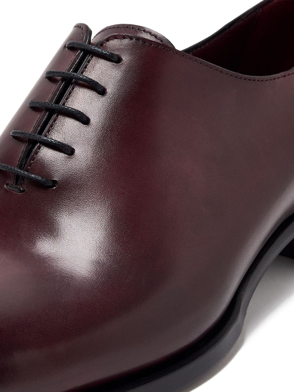 leather lace-up oxford shoes - 4
