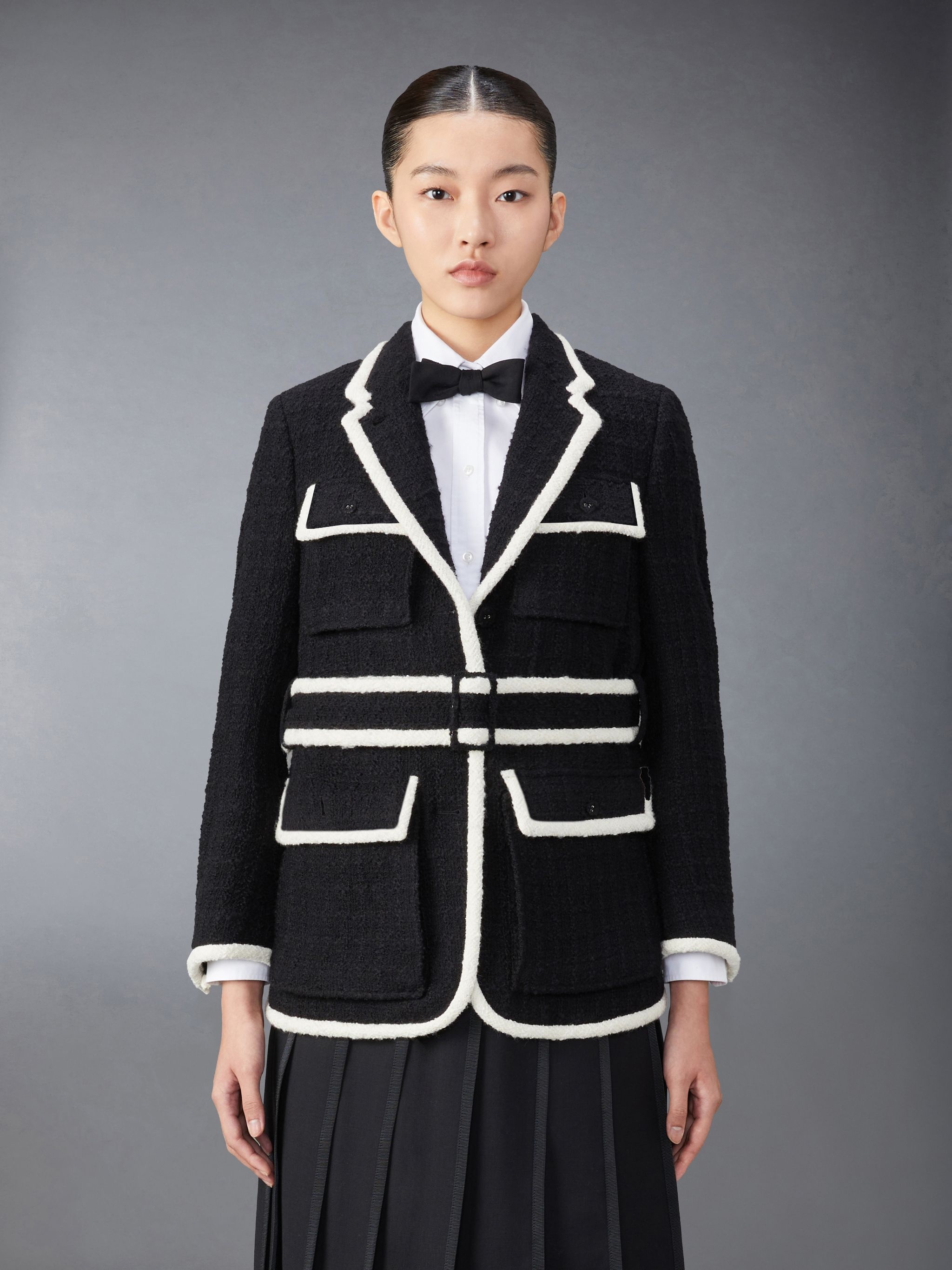 Wool Tipping Safari Jacket - 1