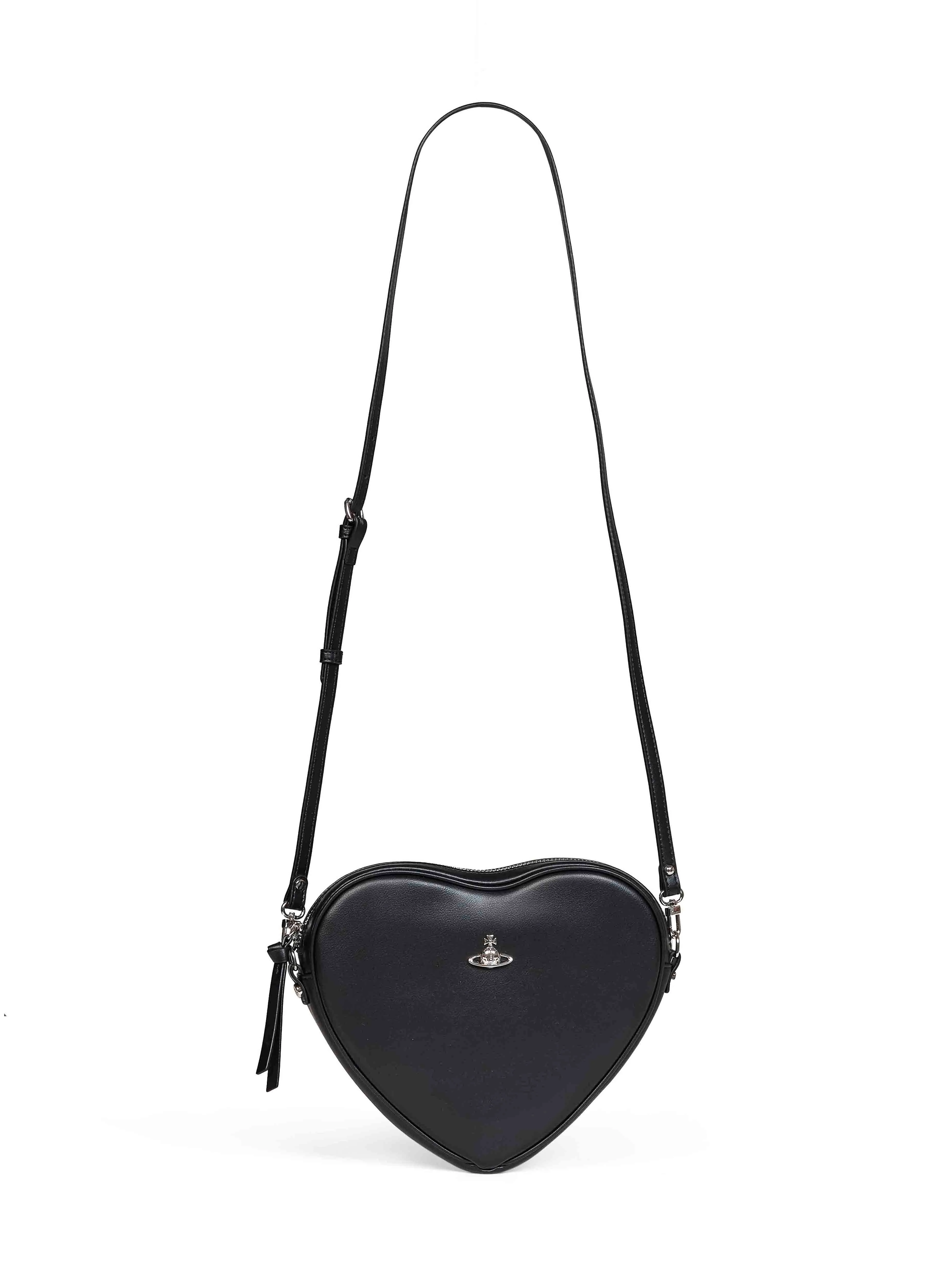 Black heart-shape Alexa crossbody bag - 1
