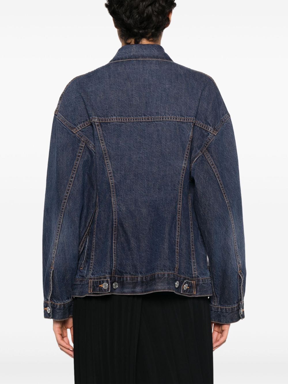 Hourglass fitted denim jacket - 4