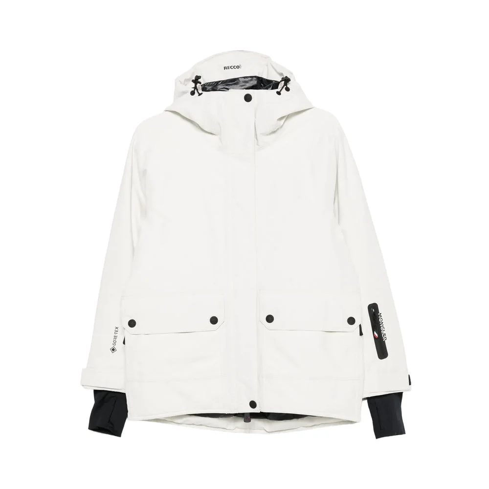 Moncler Grenoble White Jackets - Puffer Jackets Women - 1