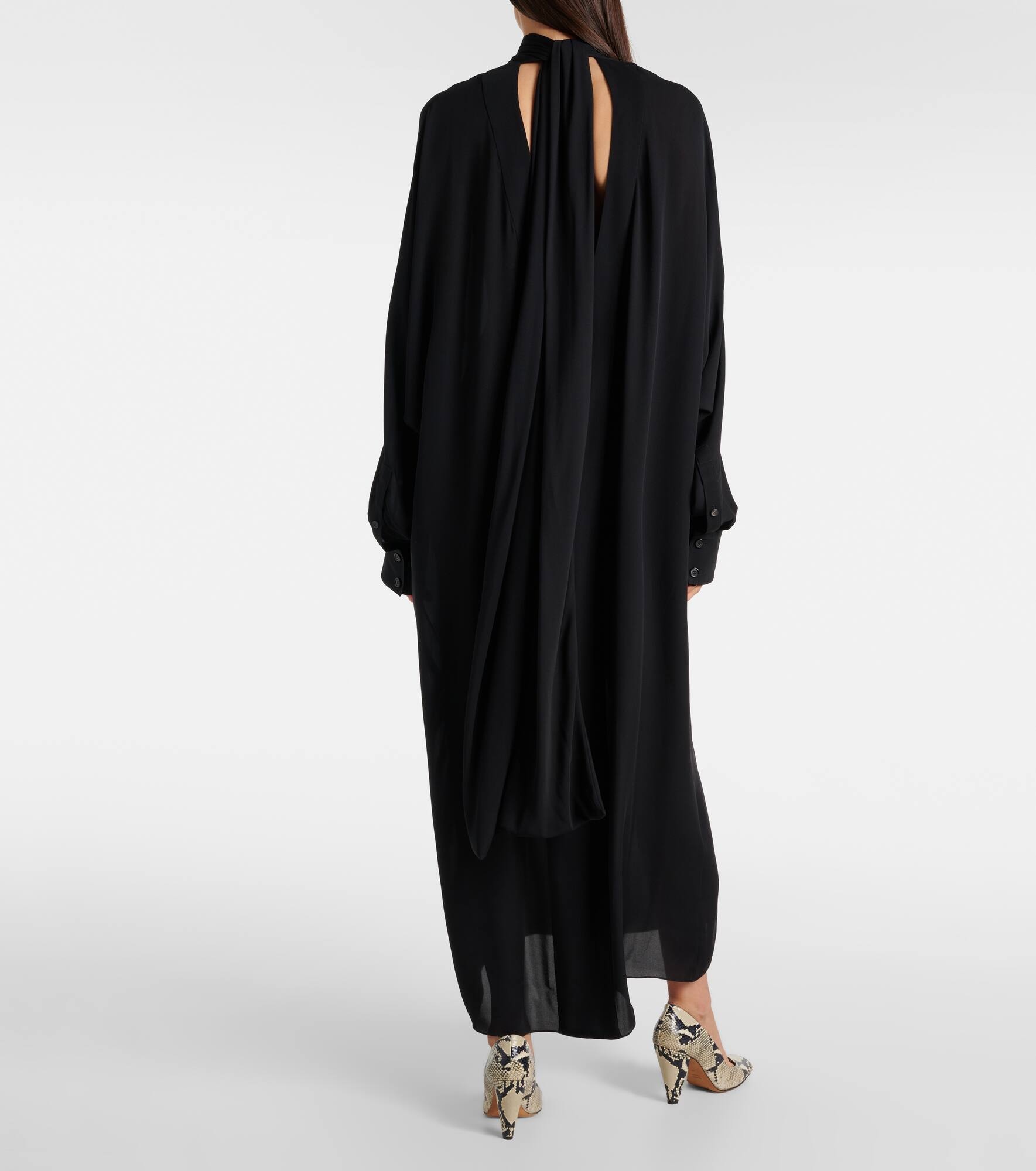 Lexi silk georgette maxi dress - 3