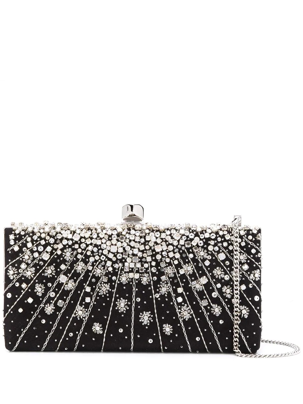 Celeste crystal-embellished clutch bag - 1