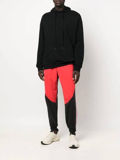 adidas colour-block elasticated track pants outlook