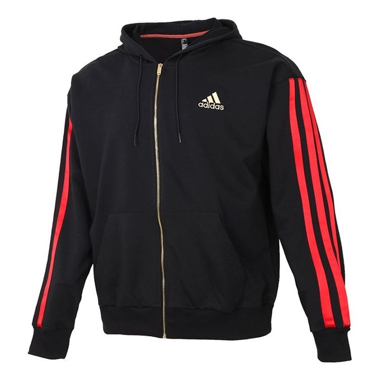 adidas Cny Inline Fz hooded Long Sleeves Black GV0740 - 1