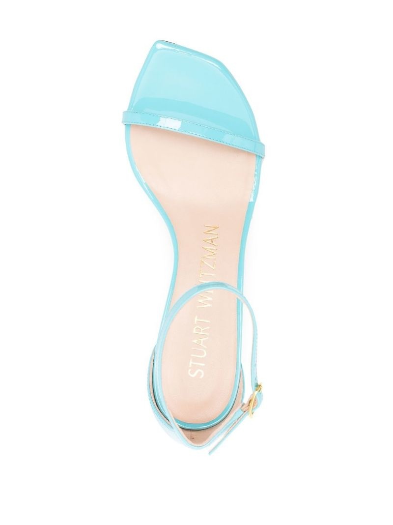 90mm heeled suede sandals - 8
