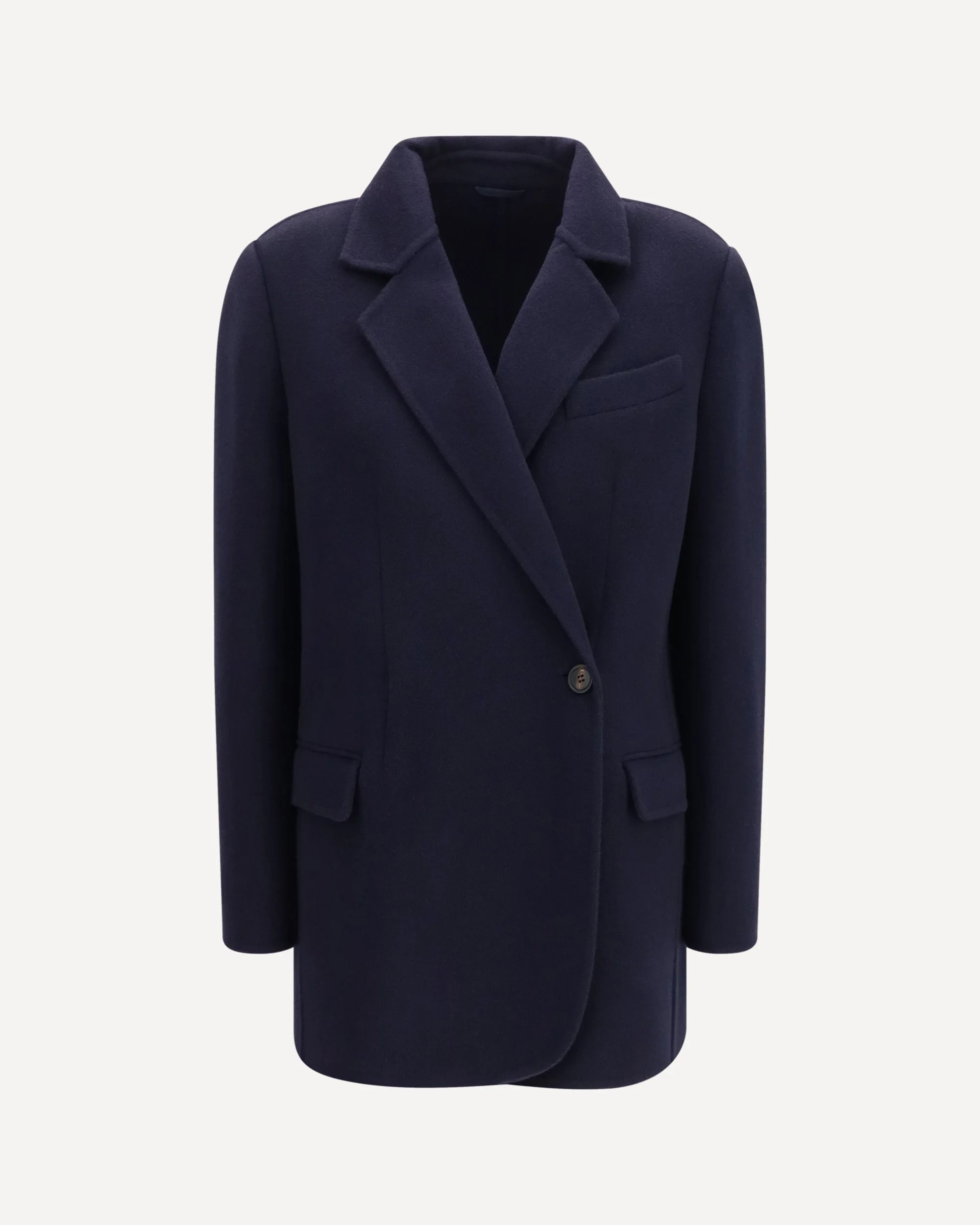 Single-breasted wool and cashmere Jacket - 1