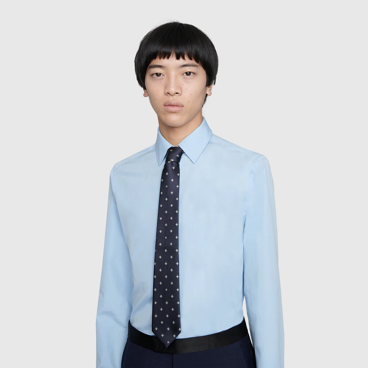 Bee pattern silk tie - 3