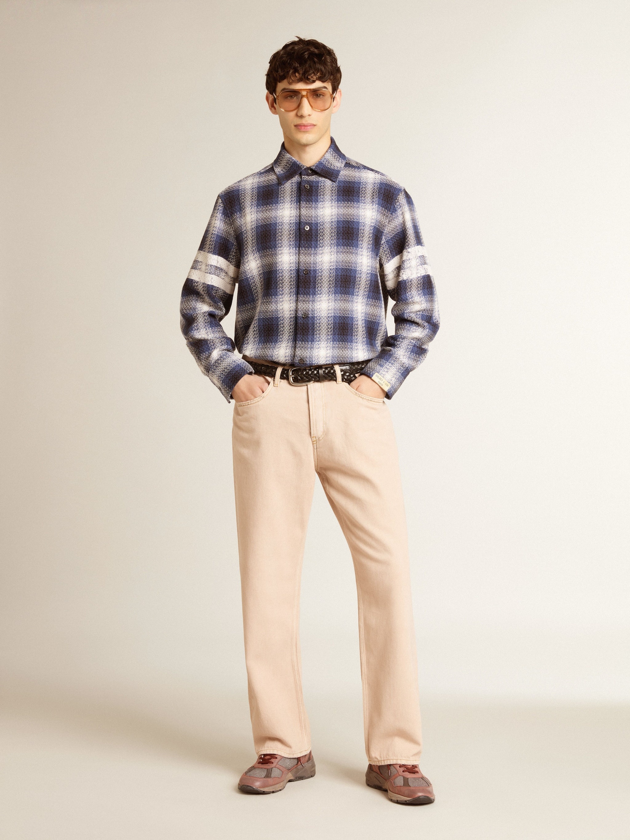 Men's pink dyed jeans - 2