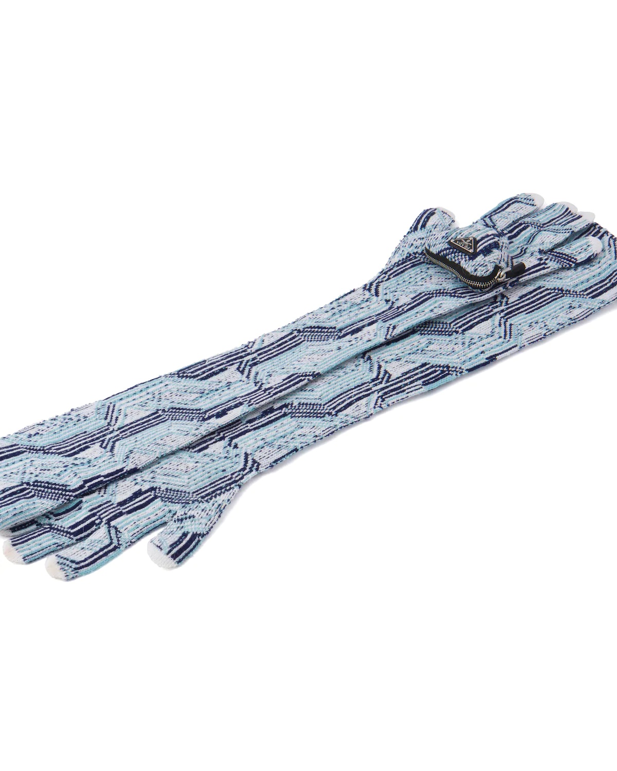 Superfine wool jacquard gloves - 2