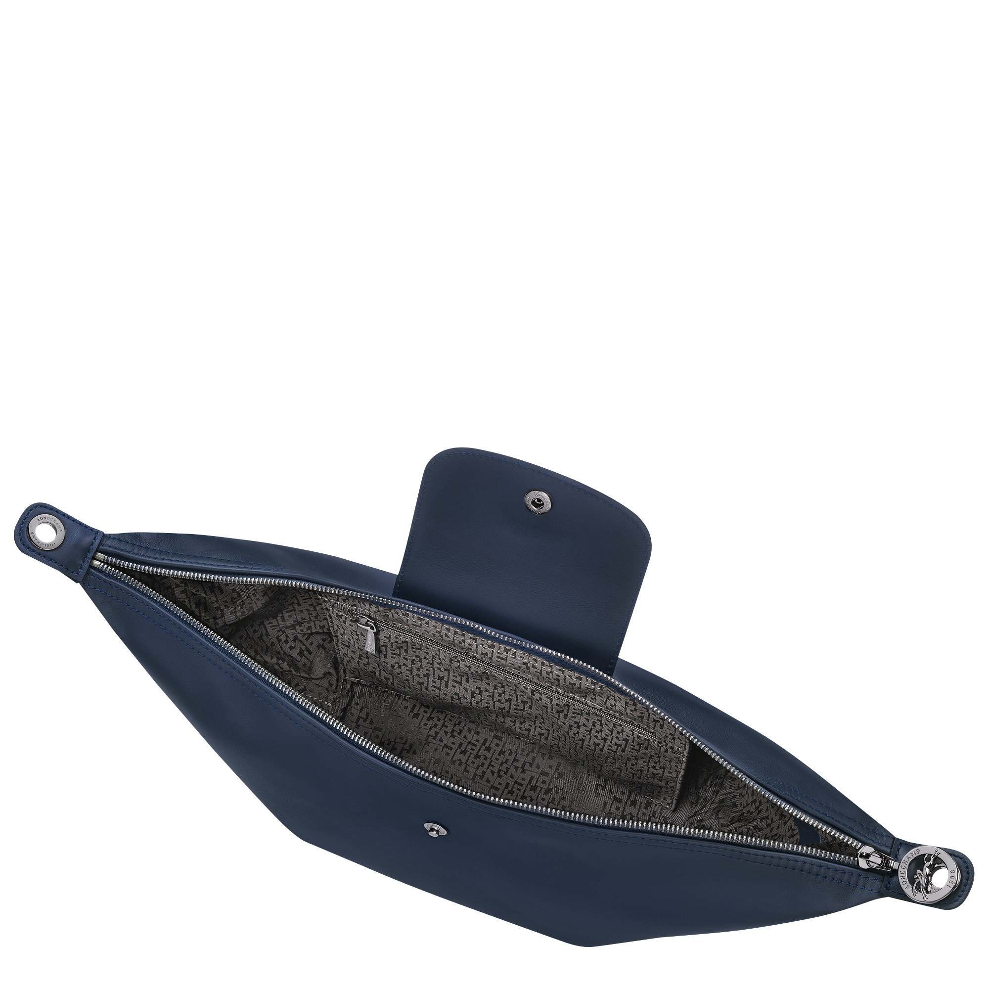 Le Pliage Xtra S Hobo bag Navy - Leather - 5