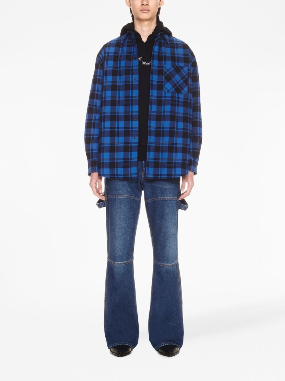 checked flannel shirt - 2