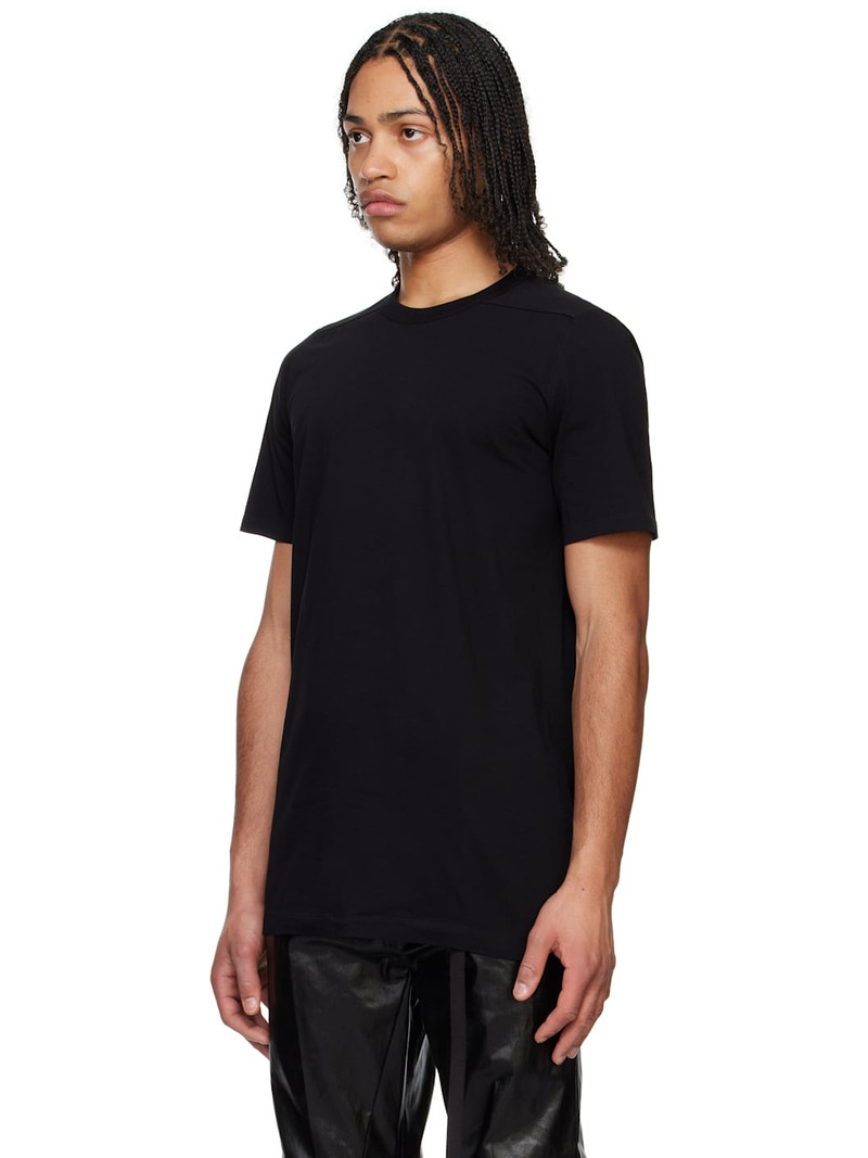 Rick Owens Black Hollywood Short Level T-shirt outlook