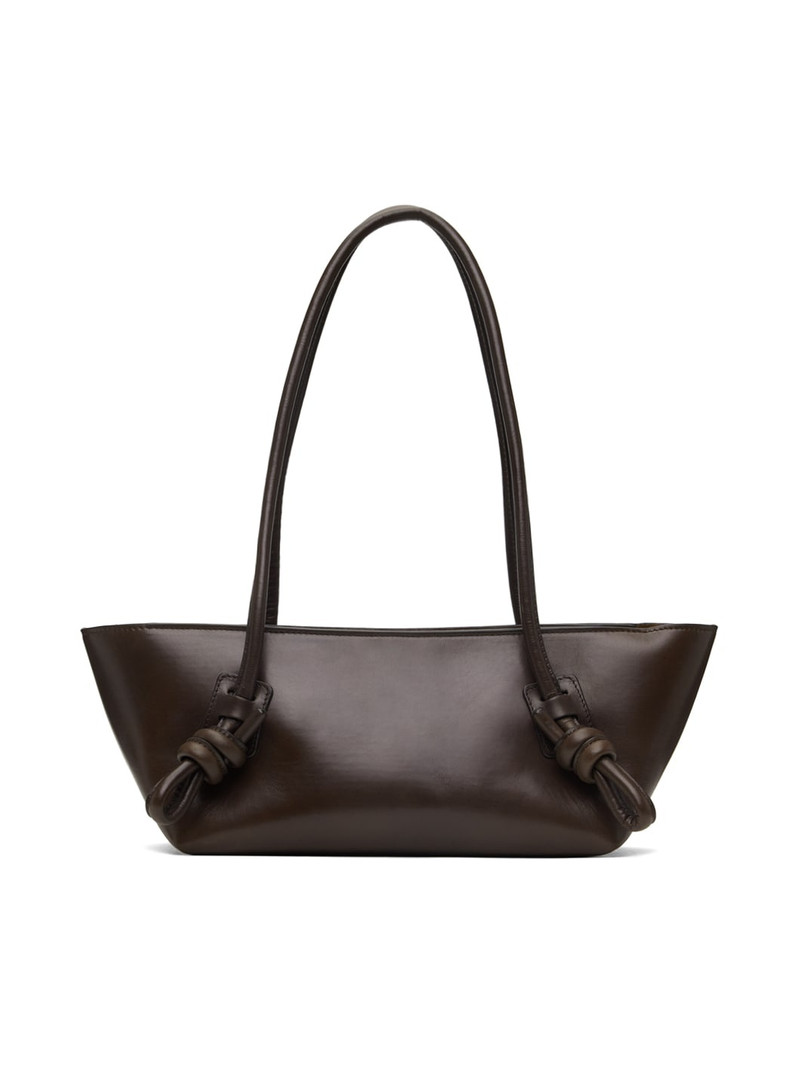 Brown Fleca Baguette Bag - 1