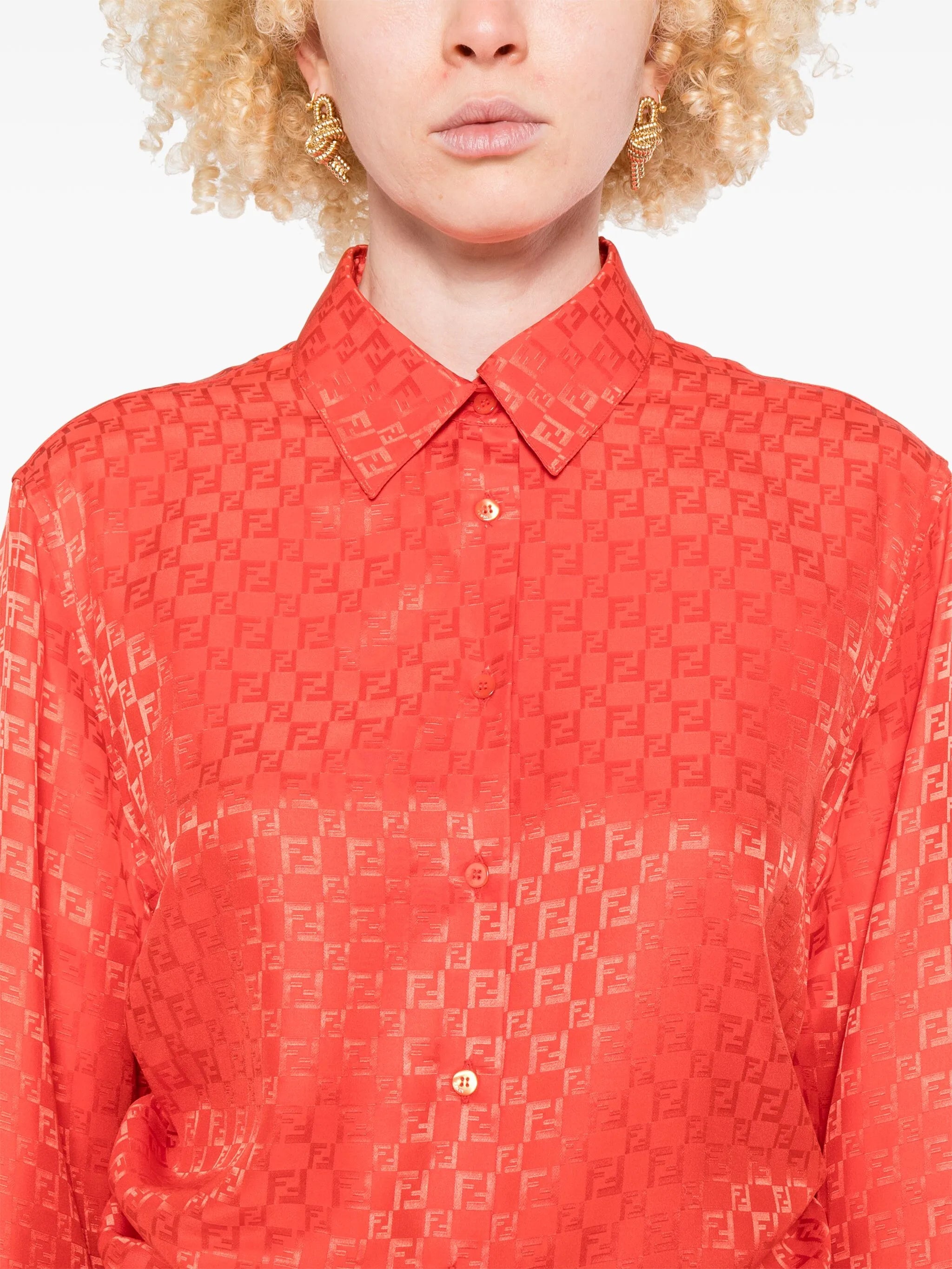 Fendi FF-jacquard Shirt - 3