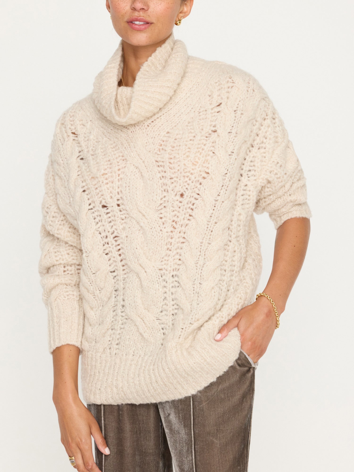 The Elden Cable Knit Sweater - 5