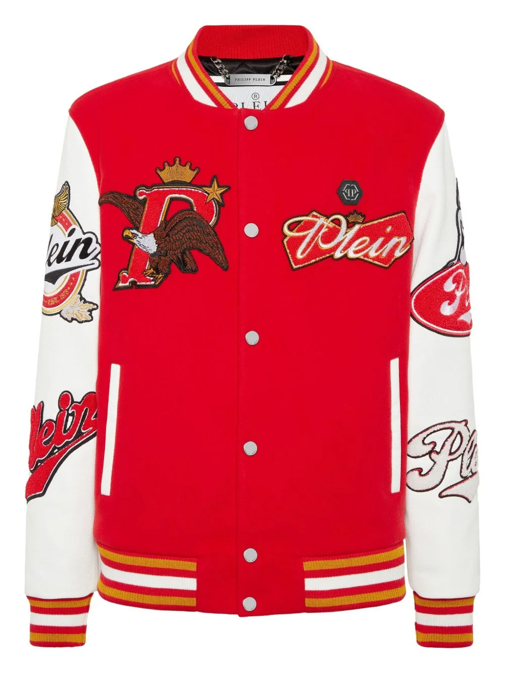 patch varsity bomber jacket - 1