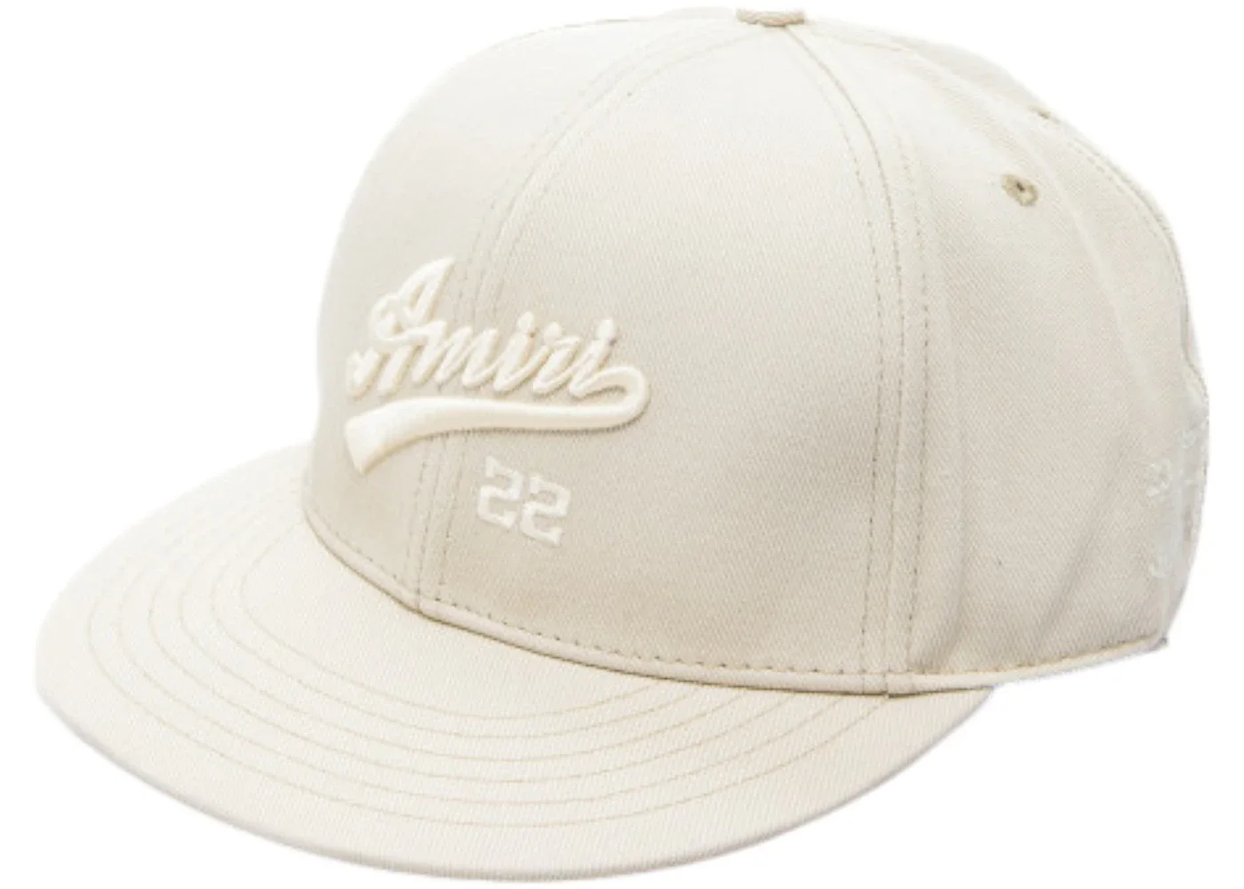 AMIRI 22 Fitted Cap Beige - 1