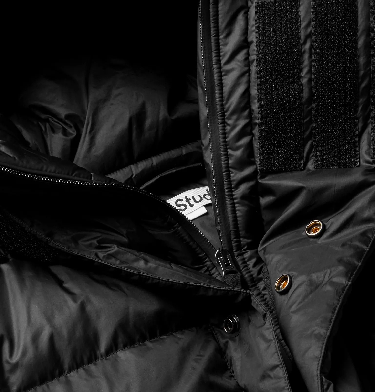 Osiris Oversized Quilted Nylon Hooded Down Jacket - 5