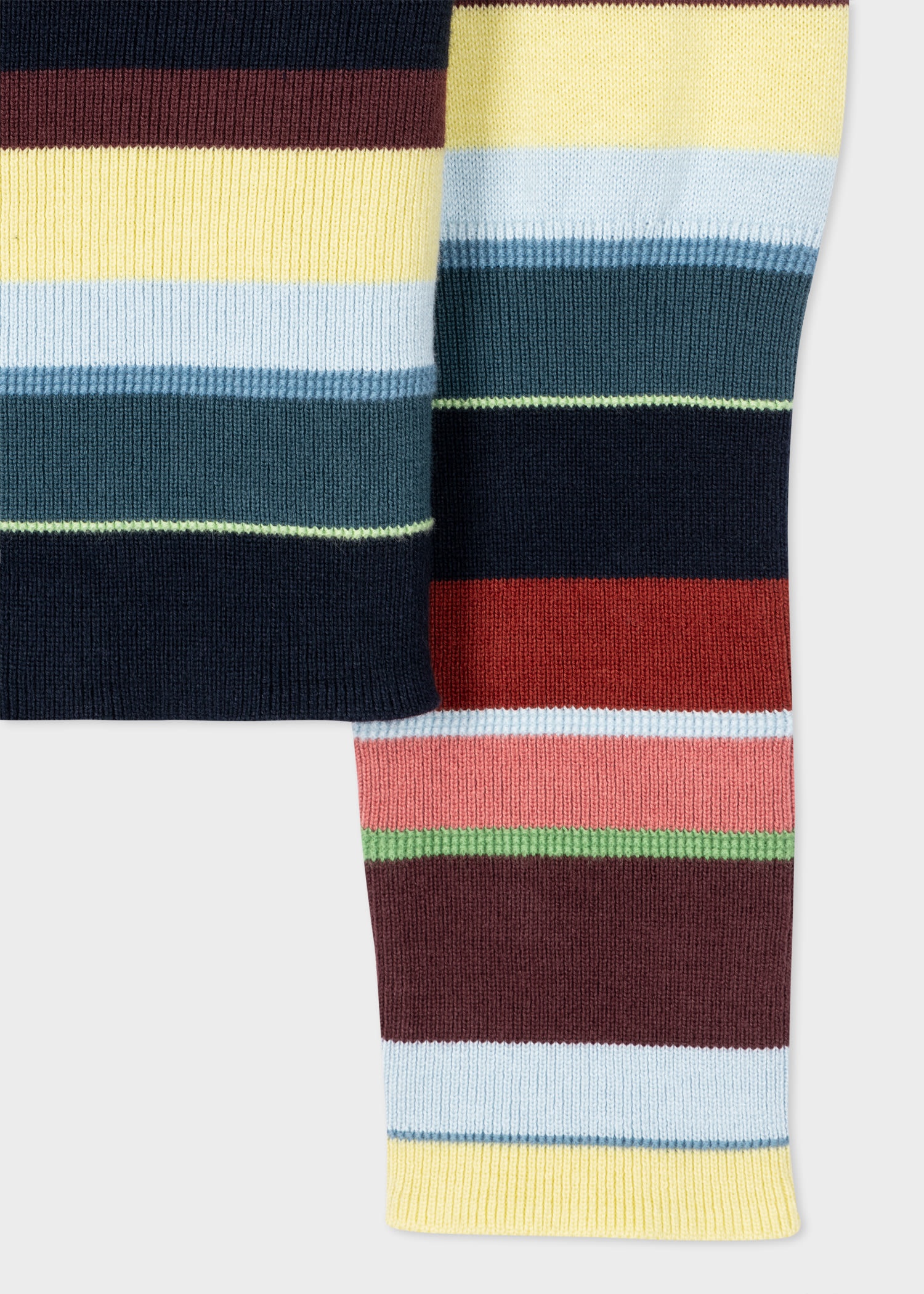 Multi Stripe Knitted Top - 2