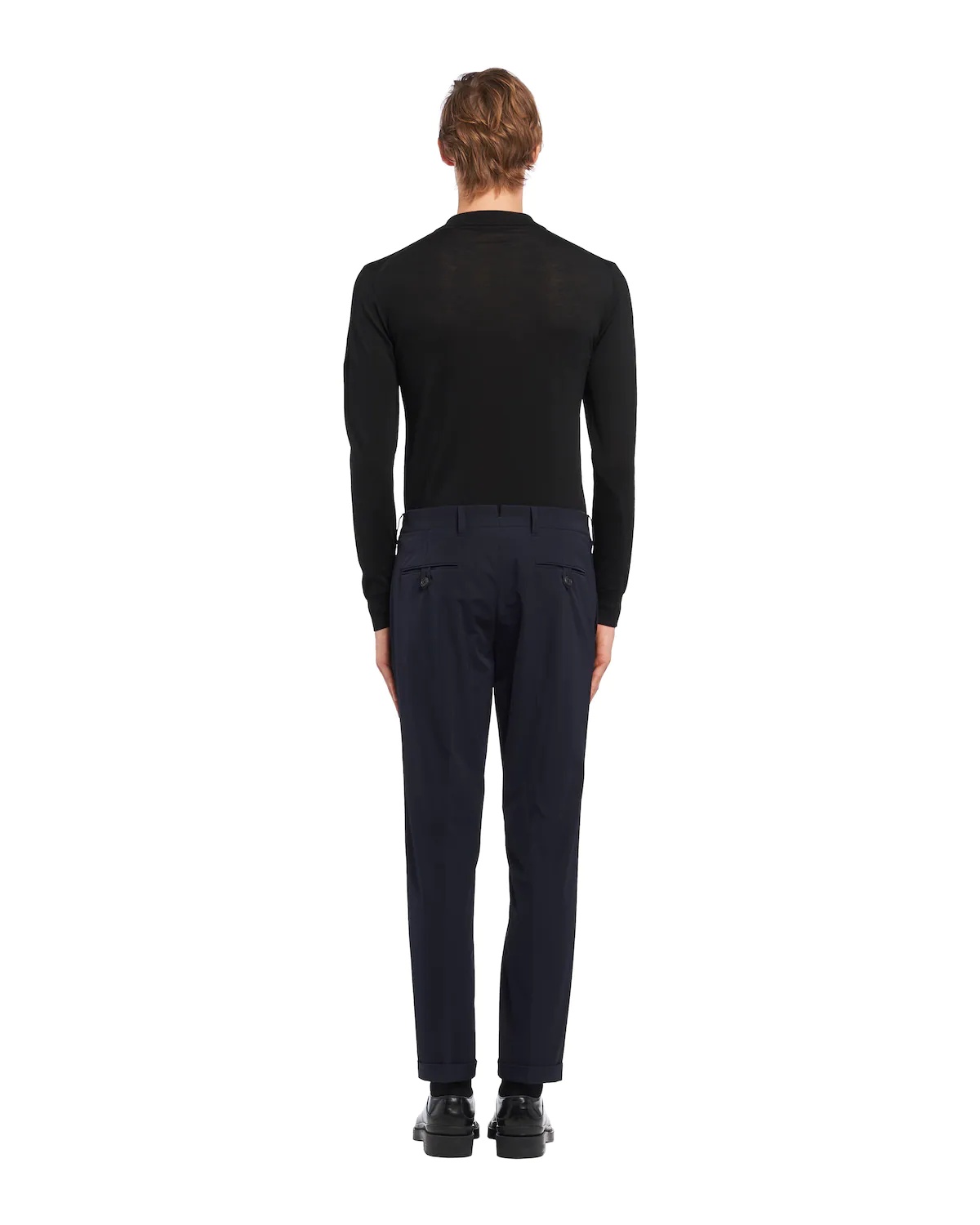 Light Stretch Techno Fabric Trousers - 4