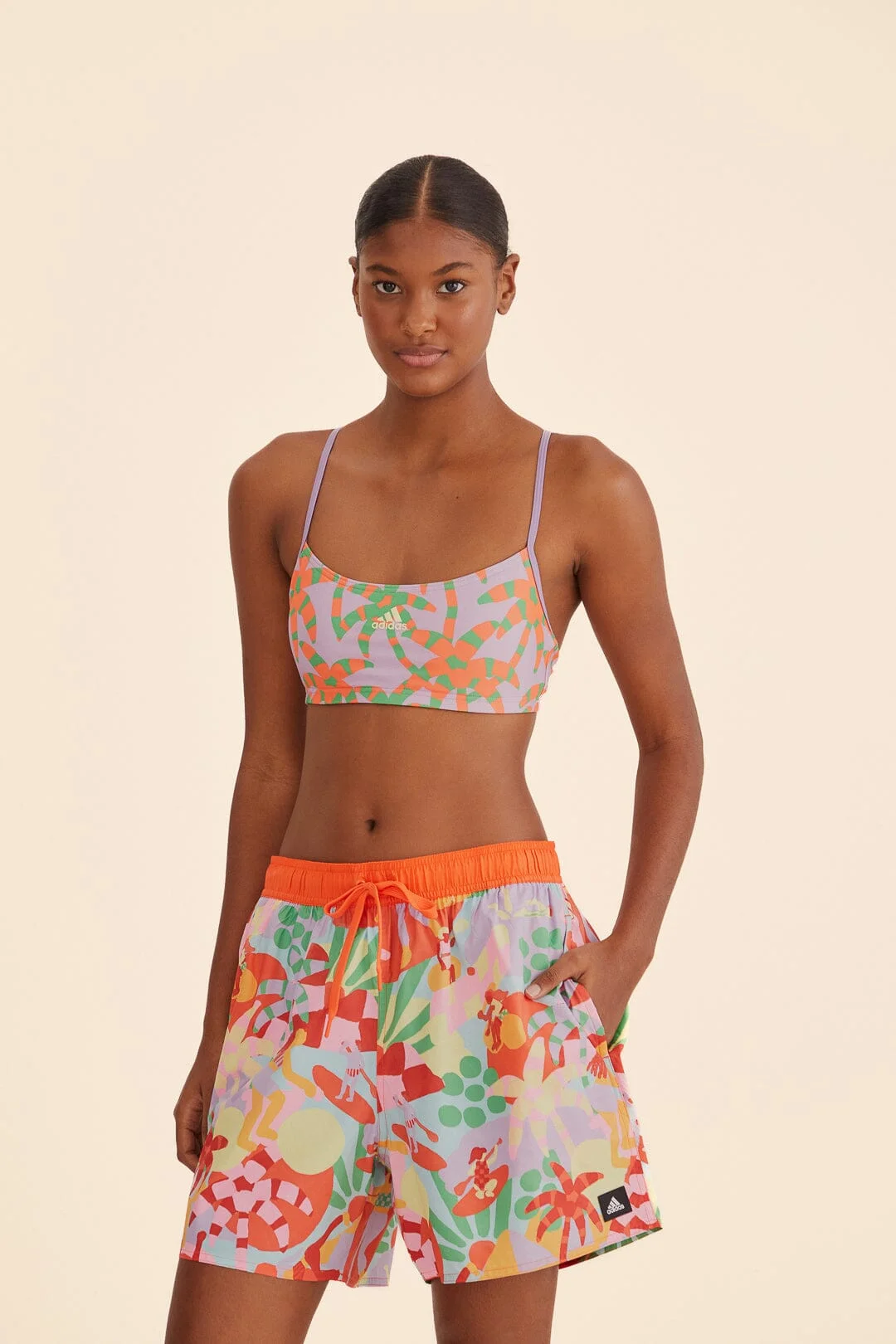 Adidas Farm Unitefit Shorts Red - 1